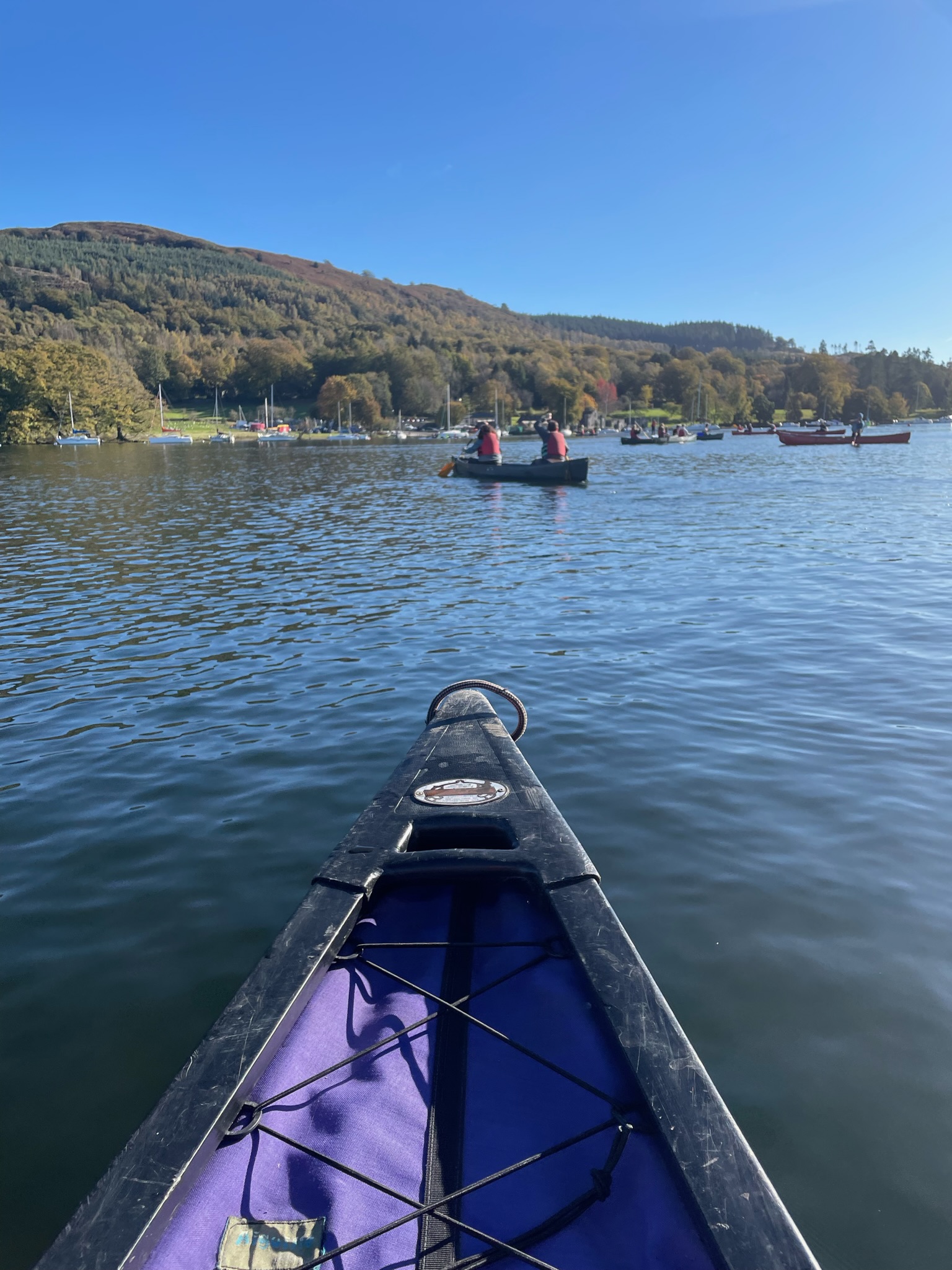 Kayaking on Loch Lomond.
